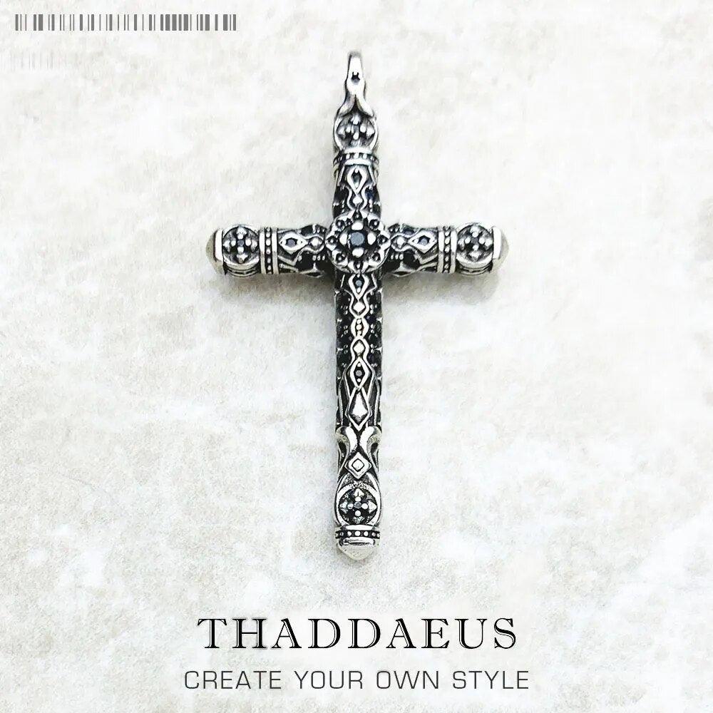 Brand New Richly Ornamented Cross Pendant 925 Sterling Silver Fine Jewellery Gift For Women Men - The Jewellery Supermarket