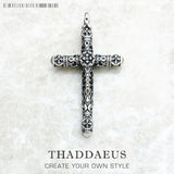 Brand New Richly Ornamented Cross Pendant 925 Sterling Silver Fine Jewellery Gift For Women Men
