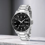 High Quality Maserati Waterproof Men's Business High-grade Green Water European and American Dial Quartz Watch