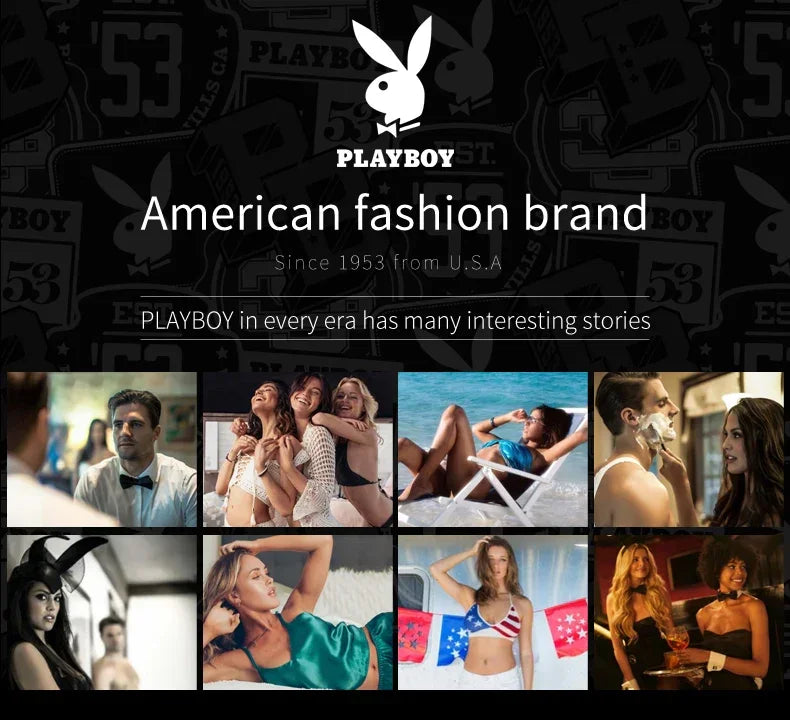 PLAYBOY Casual Quartz Luxury Sports Luminous Waterproof Fashion High-end Silicone Strap Men's Wristwatch
