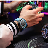 Top Brand Luxury Square Quartz Men's Watches - Waterproof Luminous Chronograph Watches for Men - The Jewellery Supermarket