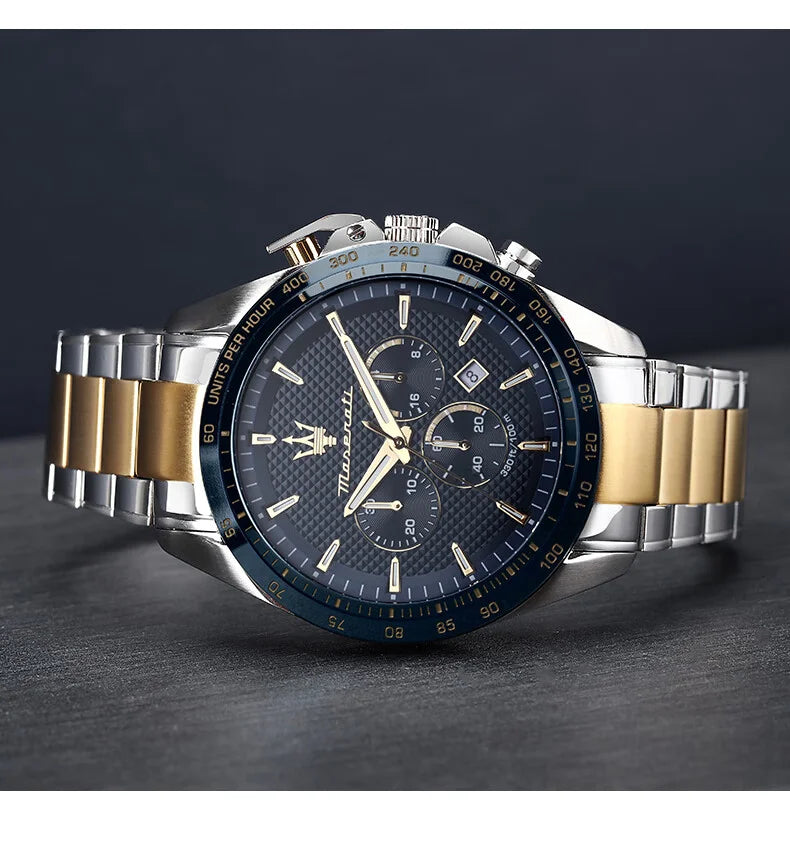 Original Maserati Watch Luxury Fashion Trend Explorer Big Dial Sports european and American Watches - Ideal Present