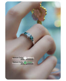 Amazing 1.0ct 4.5mm+2X4.0mm Round Cut D VVS1 Moissanite Diamonds 925 Silver Wedding Engagement Rings for Women
