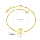 Simple Trendy Charm Bracelets for Women - Stainless Steel Infinity 8 Snowflake Hamsa Hand Tiny Chain Jewellery - The Jewellery Supermarket