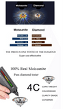 Fabulous Heart-shaped GRA Moissanite Diamonds Sterling 925 Silver Simple Marriage Proposal Fine Jewellery