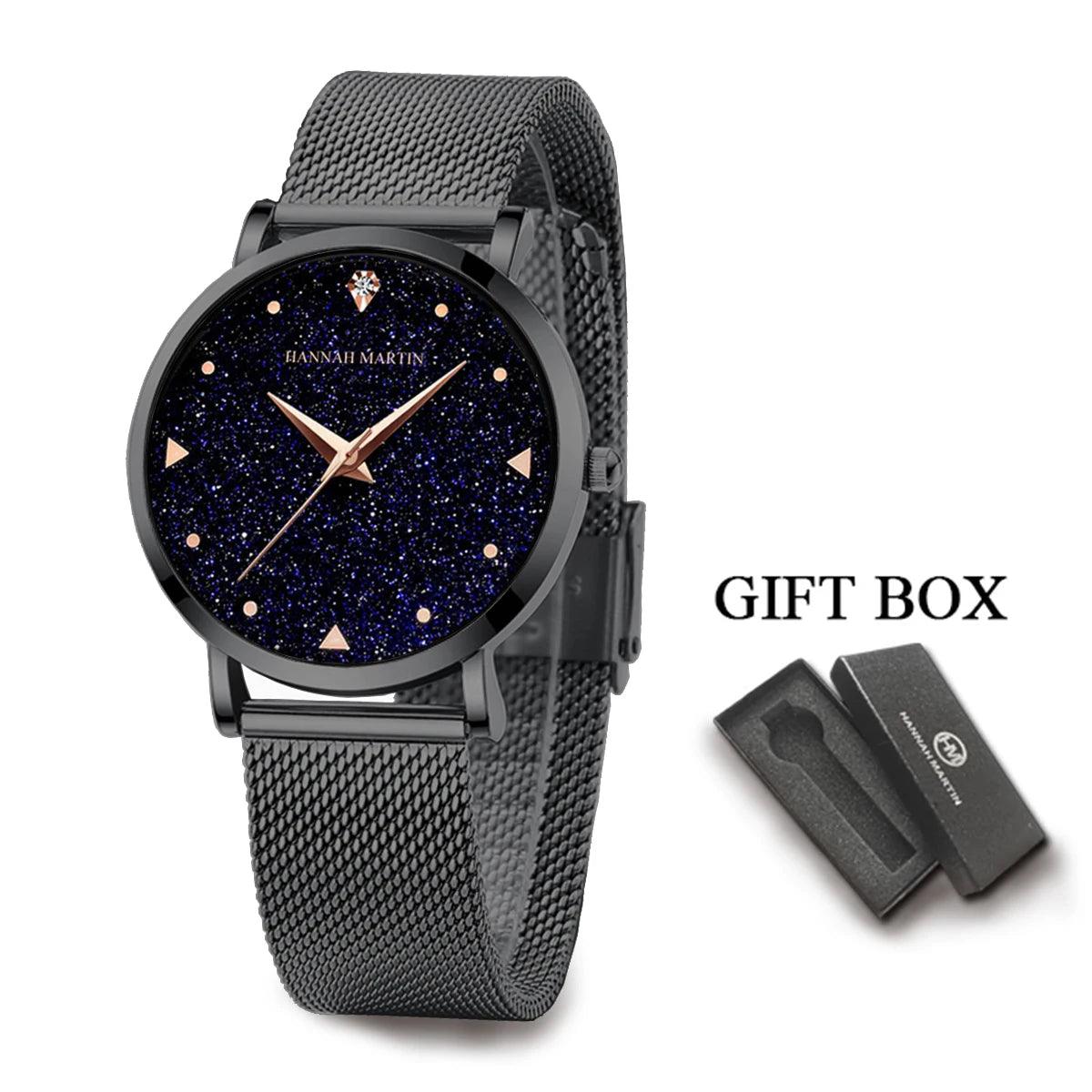 Elegant Luxury Ladie's Watch,  Fashionable Frosted Dial Rhinestone Rose Gold Tone Stainless Steel Mesh Strap Watches