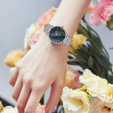 Luxury Elegant Women Watch Rhinestone Stainless Steel Fashion Japanese Quartz Movement Waterproof Ladies Wristwatches