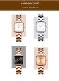 Simple Design Top Brand Stainless Steel Strap Quartz Ladies Watch - 3ATM Waterproof Multifunctional Women's Watches