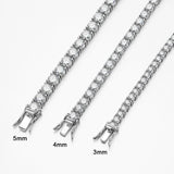 Terrific 18KGP GRA Certified VVS1 Full Moissanite Diamonds Tennis Bracelet - Silver Bracelet Fine Jewellery - The Jewellery Supermarket