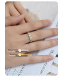 Amazing 1.0ct 4.5mm+2X4.0mm Round Cut D VVS1 Moissanite Diamonds 925 Silver Wedding Engagement Rings for Women