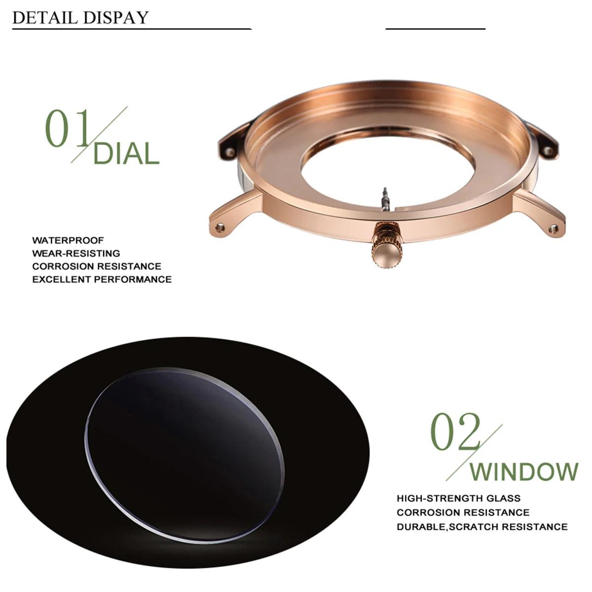 Top Brand Elegant Bohemian Style Women Watches  Simple Stainless Steel Mesh Strap Quartz Fashion Bracelet Watches