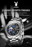 PLAYBOY High Quality Multifunction Best Selling Original Luxury Waterproof Fashion Business Quartz Wrist Watches