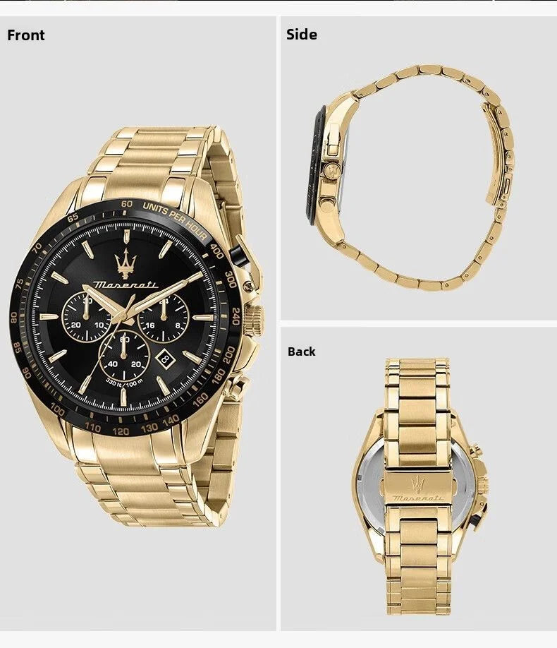 Original Maserati Watch Luxury Fashion Trend Explorer Big Dial Sports european and American Watches - Ideal Present