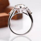 Waterdrop Shape GRA Certified 1-4CT Pear Cut 925 Sterling Silver Moissanite Diamonds Wedding Engagement Rings
