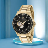 Maserati Hollowed Out automatic Mechanical Watch Europe and the United States Big Dial Leisure Business Wrist Watch