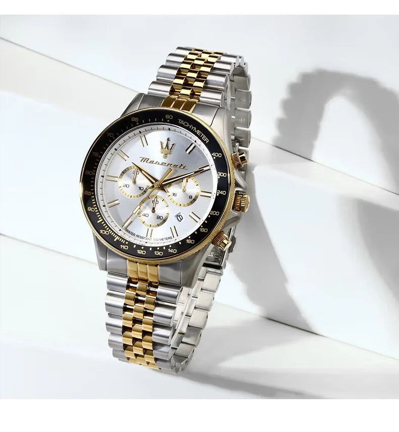 Original Maserati Sports Watches European and American Fashion Multifunctional Luxury, Precision Italian Style Watch