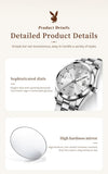 New Original Luxury Women Watch Waterproof Calendar Luminous Stainless Steel Elegant Fashion Quartz Wristwatches