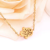 Simple Trendy Charm Bracelets for Women - Stainless Steel Infinity 8 Snowflake Hamsa Hand Tiny Chain Jewellery - The Jewellery Supermarket