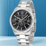 Original Maserati Blue Gold Men's Luxury Gold Fashion Trend Dial European and American Business watch