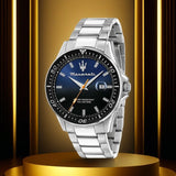 High Quality Maserati Waterproof Men's Business High-grade Green Water European and American Dial Quartz Watch