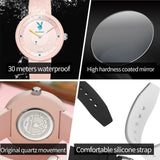 New Casual Sports Watch for Girls - Fashion Pink Waterproof Gift Luxury Elegant High Quality Women's Wristwatch