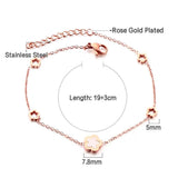 Elegant White Shell Charm Bracelet For Women - Hollow Flower Chain Stainless Steel Luxury Jewellery  - The Jewellery Supermarket