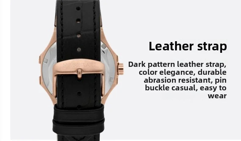 Maserati Mechanical Watch POTENZA Power Series Trident Fashion Mechanical Exquisite European American Watch