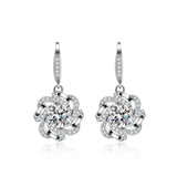 Sparkling Gra Certified Three-piece 1.0 Carat Moissanite Diamonds ring pendant necklace earrings Fine Jewellery Set - The Jewellery Supermarket