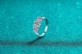Super 18KGP Sterling Silver Moissanite Diamonds Rings for Women,  European and American Fashion style Fine Jewellery