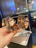 Cavalli Brand Fashion Snake Head Casual High-end Steel Quartz Zircon Diamonds Snake Shape Ladies Watches