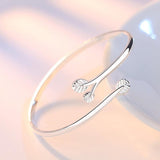 Fashion 925 Sterling Silver Lucky Beads charm Bangles For Women - Charm Bracelets Luxury Designer Jewellery - The Jewellery Supermarket