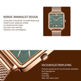 Top Brand Elegant Quartz Movement Stainless Steel Wristwatch 3ATM Waterproof Fashion Original Mesh Women Watches