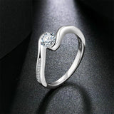 5.0mm Round Cut Solitaire Moissanite Diamond Antique Style Sterling Silver Engagement Wedding Fine Jewellery Rings
