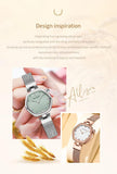 Top Brand Elegant Stainless Steel Mesh With White Rose Gold Tone Original Quartz Movement Luxury Watches