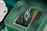 New Arrival Fashion Snake Design Women Bracelet Watches Inlaid with Rhinestones Cuff Bangle Quartz Jewellery Watches