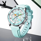 Stunning Top Brand Fashion Trend Elegant Original Silicone Strap Waterproof  Multifunction Quartz Wrist Watches
