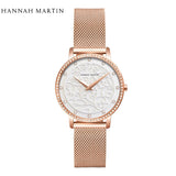 Elegant Top Layer Cowhide or Stainless Steel Strap Luxury Watch Quartz Movement 3ATM Waterproof Ladies Watches