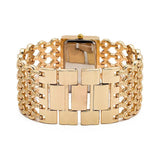 Classic Square Gold Women Watches High-end Temperament Ladies Dress Bracelet Watch Luxury Diamonds Quartz Wristwatch Montre - The Jewellery Supermarket