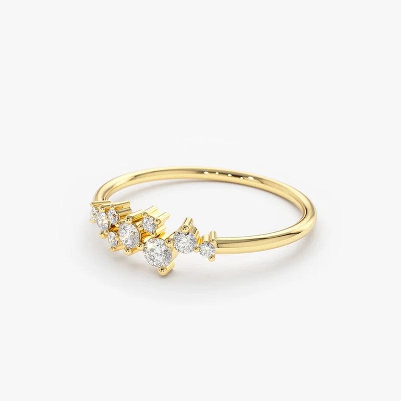 Remarkable GRA Certified Full Moissanite Diamonds Engagement Wedding Ladies Rings 925 Sterling Silver Fine Jewellery