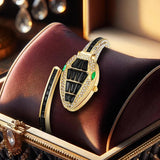 Fashionable Snake Design Style, Elegant and Unique High-End Women's Quartz Watches with Niche and Atmospheric Design
