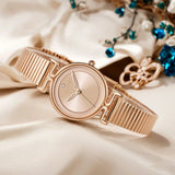 Top Brand Leisure Fashion New Women's Watch 29mm Mini Dial Stainless Steel Mesh Strap Nordic 3Bar Waterproof Watches