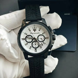 Maserati Luxury Watch Men's Sports Racing Success Series Fashion Multifunction Waterproof Silicone Strap Quartz Watch