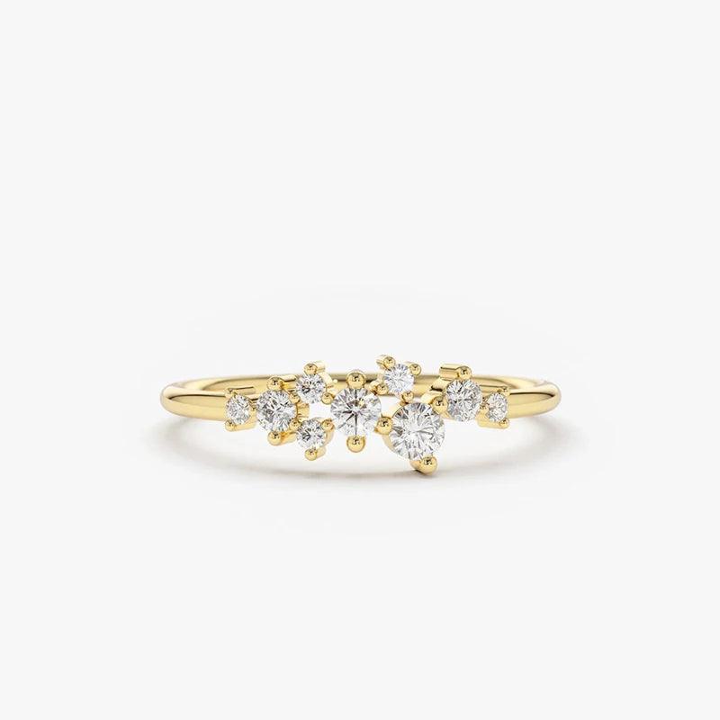 Remarkable GRA Certified Full Moissanite Diamonds Engagement Wedding Ladies Rings 925 Sterling Silver Fine Jewellery