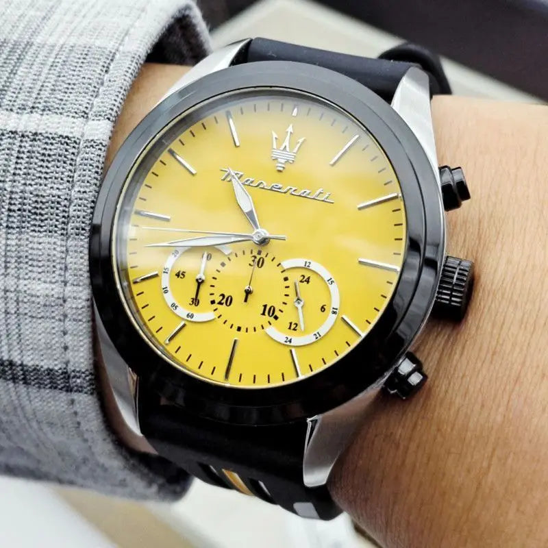 High Quality Maserati Trend Fashion Personality Explorer Series Multifunctional Chronograph High Quality Men's Watch