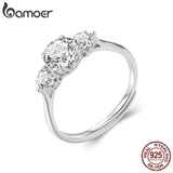 Remarkable 14WGP D Color VVS1 1.6CTTW Round Moissanite Diamonds Rings for Women, Sterling Silver Engagement Rings