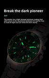 Maserati Original Green Water Ghost Trend Sports Watch Europe and America Style Authentic Quartz Wristwatch