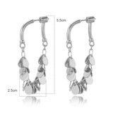 Fashion Statement Long Gold Plated Bling Tassel Earrings For Women and Girls - Stainless Steel Daily Fashion Jewellery - The Jewellery Supermarket