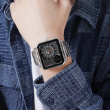 Trendsetter Casual 2 Display Chrono Hipster Waterproof Steel Bracelet Back Light Analog Digital Sport Watches - The Jewellery Supermarket