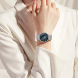 Luxury Elegant Women Watch Rhinestone Stainless Steel Fashion Japanese Quartz Movement Waterproof Ladies Wristwatches
