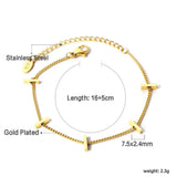 Fashion Star Heart Charm Layered Bracelets For Women -  Stainless Steel Paperclip Cuban Link Chain Jewellery - The Jewellery Supermarket